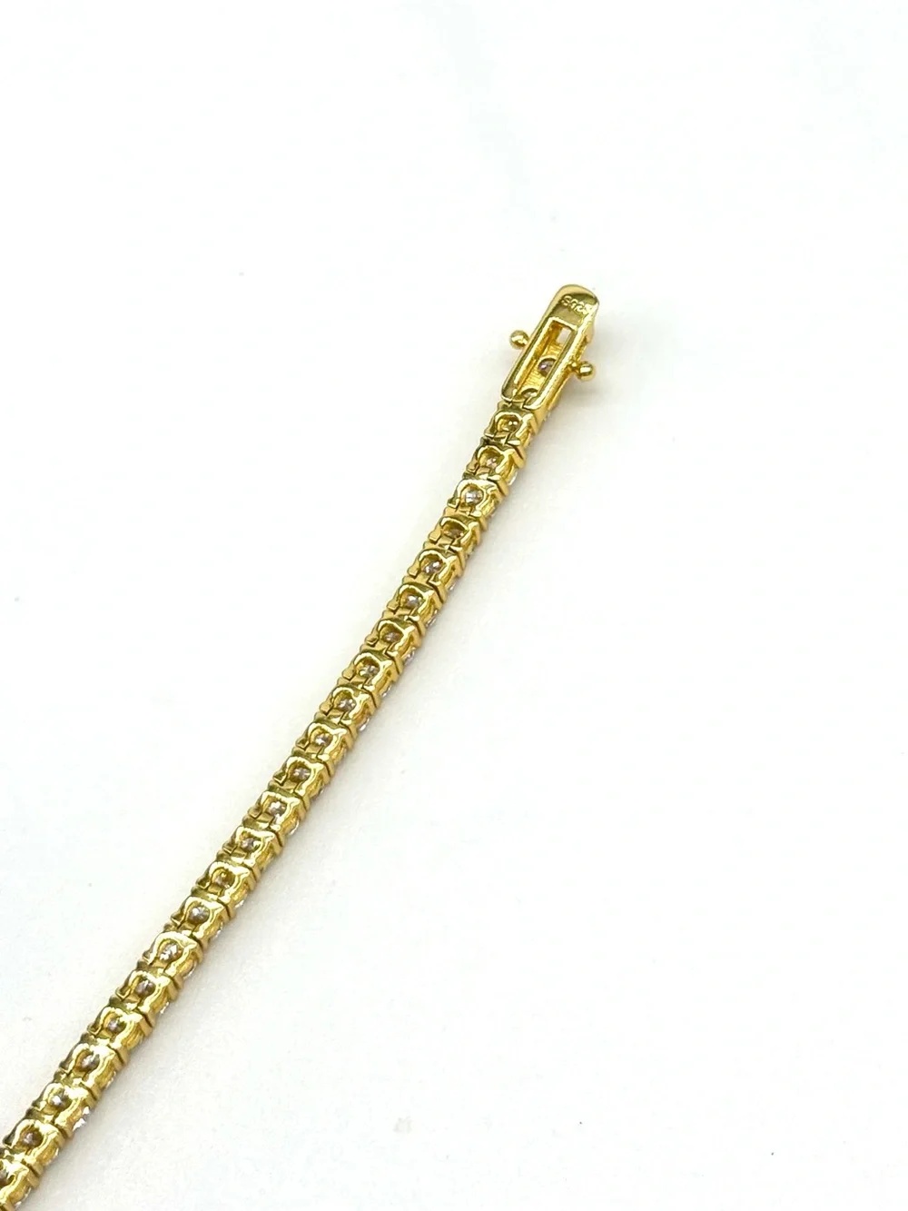 18K Gold Plated, 5.6CTW Moissanite Tennis Bracelet - Picture 10 of 11